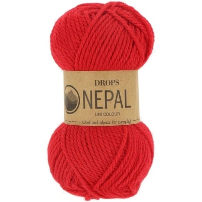 Drops Nepal UNI 3620 červená