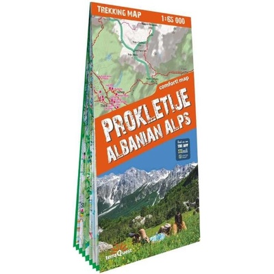 Prokletje Durmitor 1:65.000 turistická mapa TQ