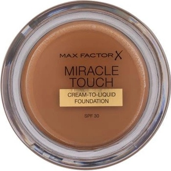 Max Factor Miracle Touch make-up pro všechny typy pleti 97 Toasted Almond 11,5 g