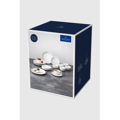 Villeroy & Boch комплект чинии за кафе от порцелан (10.4264.7126)
