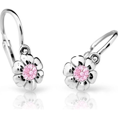 Cutie Jewellery dětské z bílého zlata C2151-B Pink