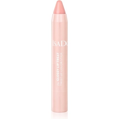 IsaDora Glossy Lip Treat Twist Up Color hydratačný rúž 00 Clear Nude 3,3 g