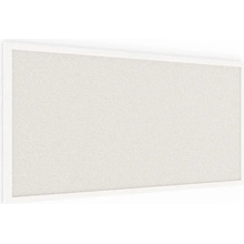 ALLboads Korková tabule bílá barva korku 80 x 40 cm BÍLÝ, TKWHITE84W