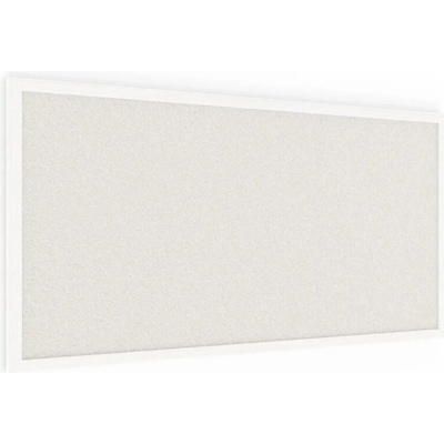ALLboads Korková tabule bílá barva korku 80 x 40 cm BÍLÝ, TKWHITE84W