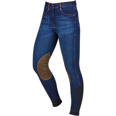 Dublin Shona Knee Patch Breeches - Denim