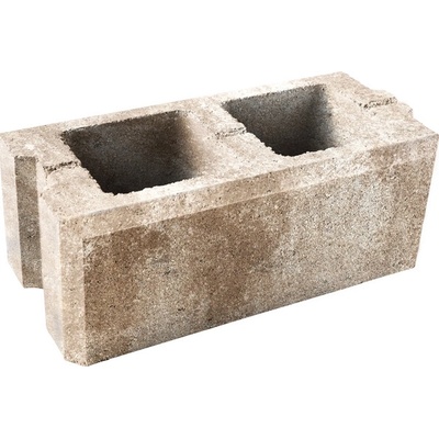 DITON Zdící tvarovka VISO Velikost: 40 x 20 x 15, Varianta: Viso průběžný melír latte, Povrch: standard