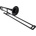 pBone 700645 Black Пластмасов тромбон (700645)