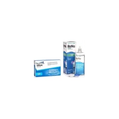 Bausch & Lomb SofLens 59 (6 лещи) + ReNu MultiPlus 360 ml с кутия