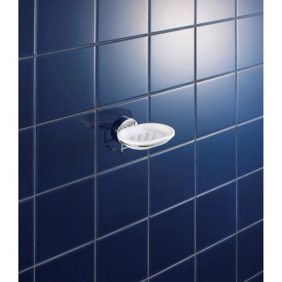 WENKO Mýdlenka na zeď MILAZZO, pochromovaná ocel, 13x12x6 cm, WENKO – Zboží Dáma