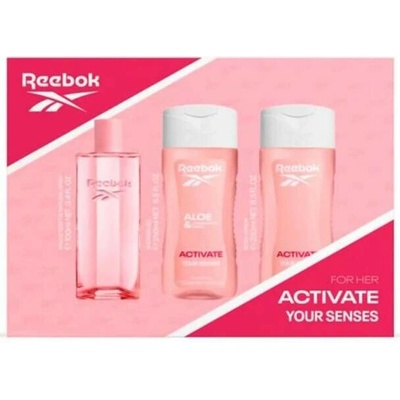 Reebok Activate Your Senses Woman EDT 100 ml + gel 250 ml + body 250 ml