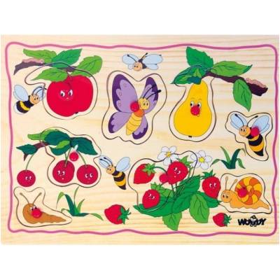 Woodyland Пъзел с дръжки Woody - Плодове (90252 - 2)