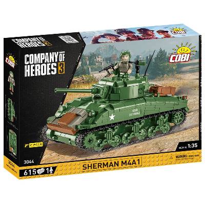 Cobi 3044 Company of Heroes 3 Americký stredný tank Sherman M4A1 (COBI-3044)