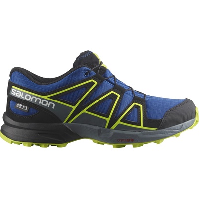 Salomon Юношески маратонки Salomon Speedcross Waterproof Trail Running Shoes Junior - Blue/Black/Lime