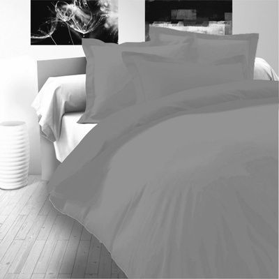 Kvalitex satén obliečky Luxury Collection tmavo sive 140x200 70x90