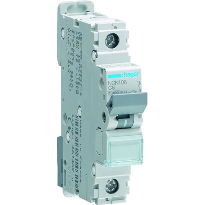 Hager Electro 1p C 6A 10kA NCN106