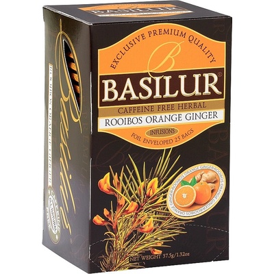 Basilur Rooibos Orange Ginger 20 x 1,5 g