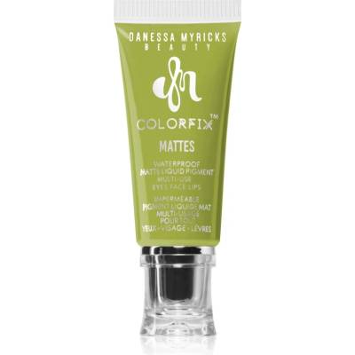 Danessa Myricks Beauty Colorfix Mattes мултифункционален грим за очи, устни и лице цвят Matcha 10ml