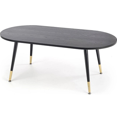 Halmar Трапезна маса embos черно/ златисто