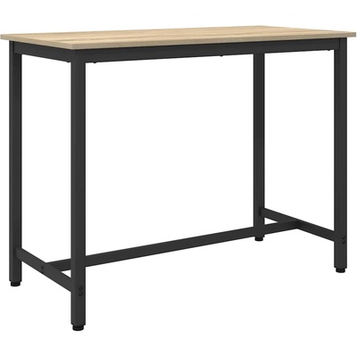 vidaXL Маса Сонома дъб 100 x 50 x 76, 5 см (873745)