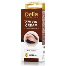 Delia Henna profesionální barva na obočí a řasy krém Brown 30 ml