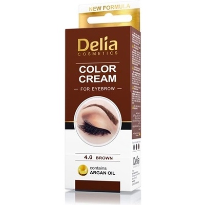 Delia Henna profesionální barva na obočí a řasy krém Brown 30 ml – Zboží Mobilmania