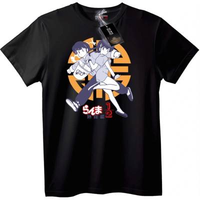 NOONEBRAND Тениска Ranma 1/2 - XL, Black