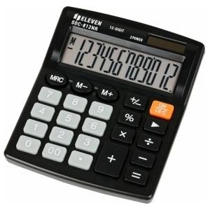 Eleven Eleven Calculator SDC812NR, Black, Desktop, 12 Seats, Dual Power Supply Калкулатори