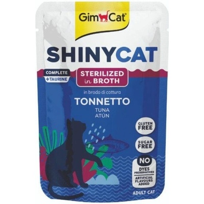 Gimcat ShinyCat Sterilised tuňák ve vývaru 70 g