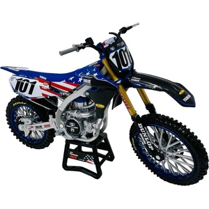 New Ray Toys Метален мотоциклет Newray - Yamaha YZ450F Motocross of Nations Bike, Eli Tomac, 1: 12 (58423)