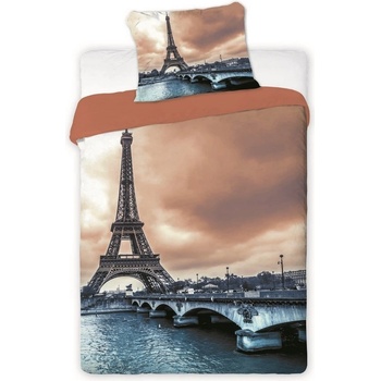 Jerry Fabrics bavlna obliečky fototlač Paríž 2016 140x200 70x90