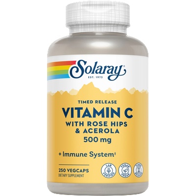 SOLARAY Timed Release Vitamin C - капсули - 250 вег. капсули