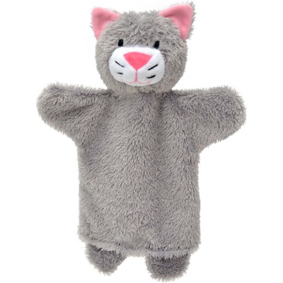 Moravská ústředna Plyšák kočička bílá 27cm maňásek