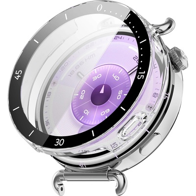 Techsuit Безел + протектор - Techsuit Defense360 Pro Bezel - Huawei Watch GT 6 41mm - Прозрачен