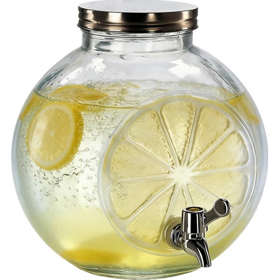 Gastrokuchyne Sklenený dávkovač nápojov s kohútikom - 5 L