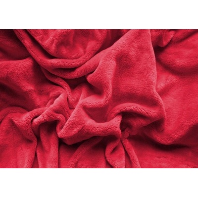 Top textil Prostěradlo mikroplyš Červené 180x200