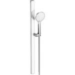 Duravit - Комплект от душ-глава, штанга и маркуч, 3 режима на струята, хром/бяло UV0682004005 (UV0682004005)