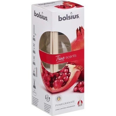Bolsius Polska Sprzedaż sp. z o. o Bolsius Polska Sprzedaż sp. z o. o. Ароматен дифузер Bolsius 2.0 с аромат нар 45 мл + ароматни пръчици