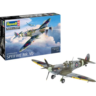 Revell 03897 Supermarine Spitfire Mk.Vb plastikový model letadla42 dílů 1:72