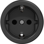 Kliklap - Ретро розетка за дома без рамка SCHUKO 230V/16A черна (KA0107)