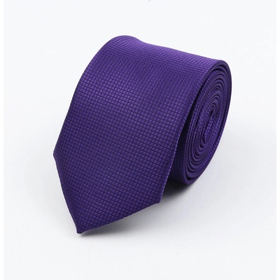 Decofashion Fialové kravata s jemnou aplikací