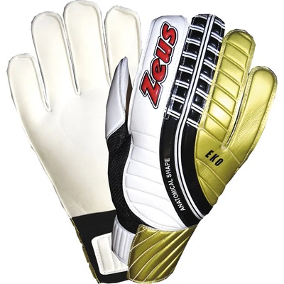 Zeus Вратарски ръкавици Zeus Eko Goalkeepers Gloves white gold