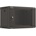 Lanberg rack cabinet 19" wall-mount 6U/540x350 (flat pack) with glass door black (WF03-5306-10B)