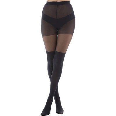 Pamela Mann punčocháče Plain Over Black PM1124