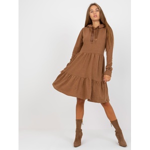 Fresh Made Дамска ежедневна рокля модел D10027C30287A6 Fresh Made цвят кафяв