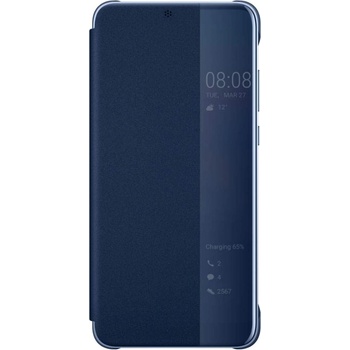 Huawei Smart View Cover - оригинален кожен калъф за Huawei P20 Pro (син)