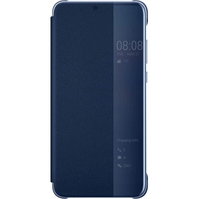 Huawei Smart View Cover - оригинален кожен калъф за Huawei P20 Pro (син)