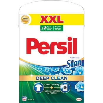 Persil Deep Clean Freshness by Silan prací prášek na na bílé a stálobarevné prádlo box 58 PD 3,48 kg