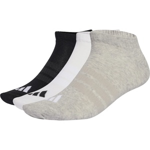 adidas Мъжки спортни чорапи adidas Thin&Light Essentials Low Cut Socks 3 Pack Sports socks - Medium Grey Heather / White / Black - размер 43-45 (EU) (207-2202-0314)