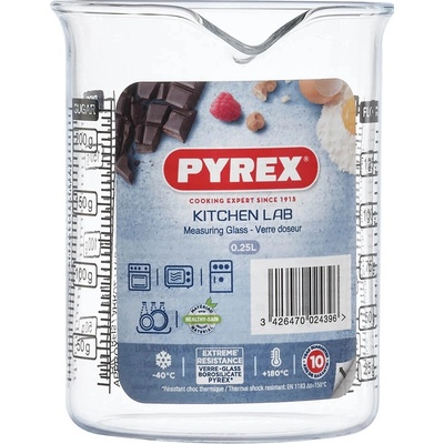ODMĚRKA PYREX 0,25L, 8X10CM, SKLO