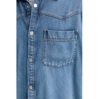 Won Hundred Дънкова риза Won Hundred в синьо със свободна кройка с класическа яка 3651-15152 (3651.15152)